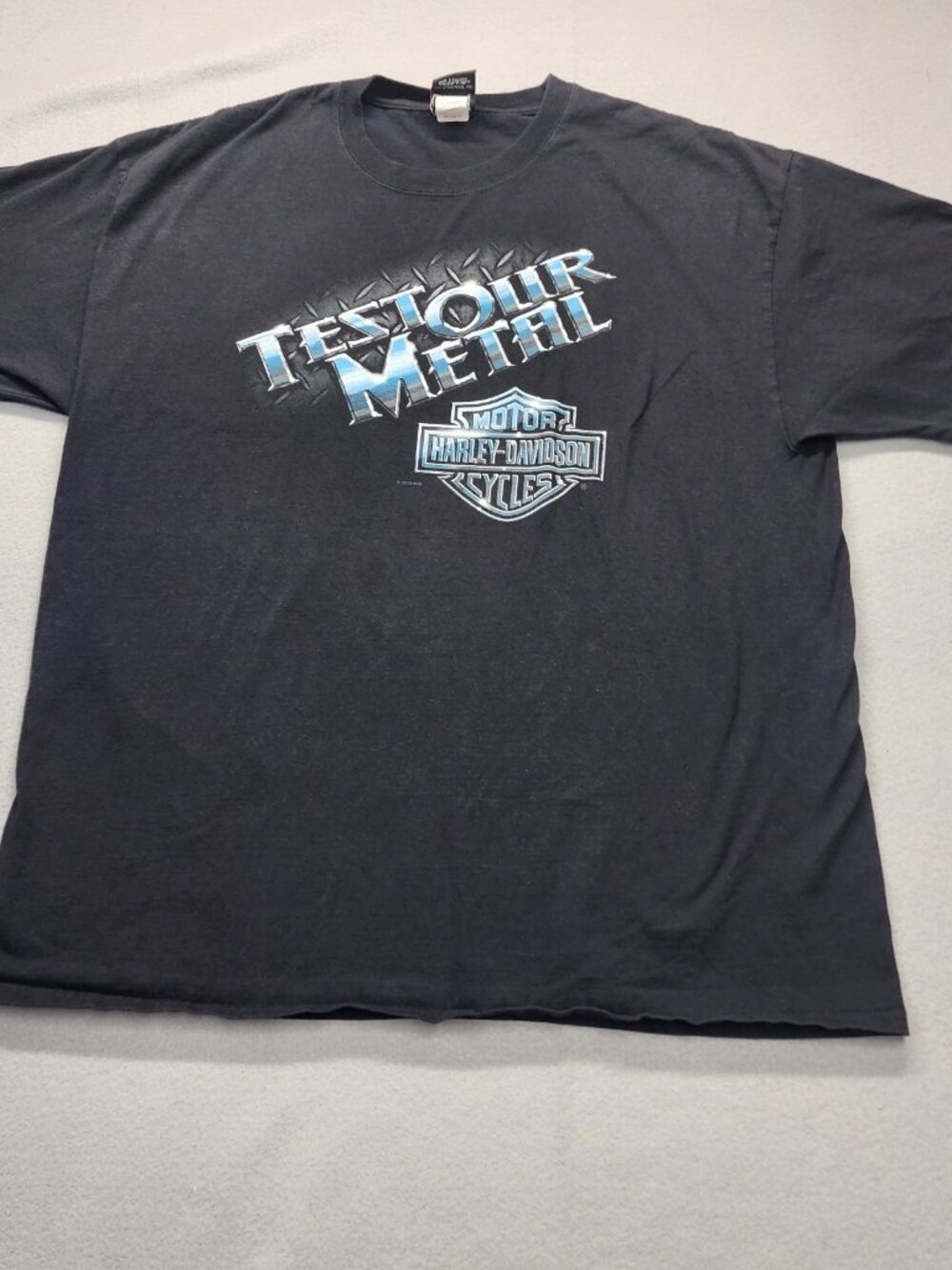 Vintage/Y2K Harley-Davidson "Test Our Metal" Twin Cities MN Dealer T-Shirt 2XL
